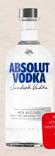 Spar Absolut Vodka Angebot