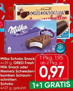 Spar Milka Schoko Snack Angebot