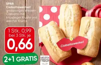 Spar Spar Ciabattaweckerl Angebot