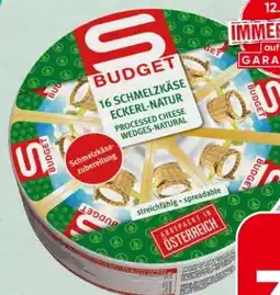 Spar S Budget Schmelzkäse Angebot