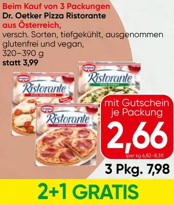 Spar Ristorante Pizza Angebot