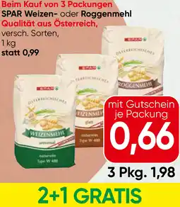 Spar Weizen- oder Roggenmehl Angebot