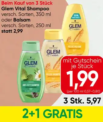 Spar Vital Shampoo oder Balsam Angebot