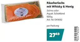 Eurogast Grissemann Räucherlachs mit Whisky & Honig Angebot