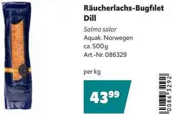 Eurogast Grissemann Räucherlachs-Bugfilet Dill Angebot