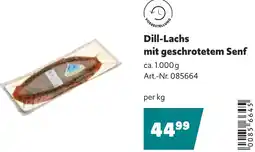 Eurogast Grissemann Dill-Lachs mit geschrotetem Senf Angebot