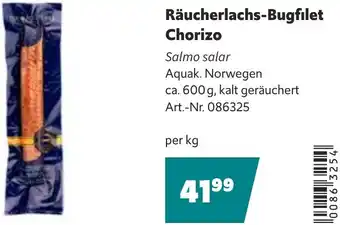 Eurogast Grissemann Räucherlachs-Bugfilet Chorizo Angebot