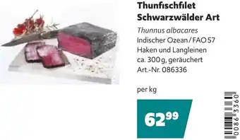 Eurogast Grissemann Thunfischfilet Schwarzwälder Art Angebot