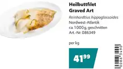 Eurogast Grissemann Heilbuttfilet Graved Art Angebot