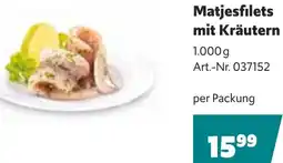 Eurogast Grissemann Matjesfilets mit Kräutern Angebot