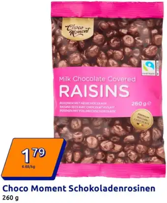 Action Choco Moment Schokoladenrosinen Angebot