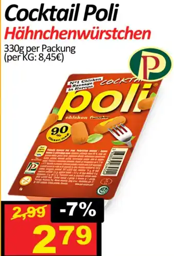 Wurstico Cocktail Poli Angebot