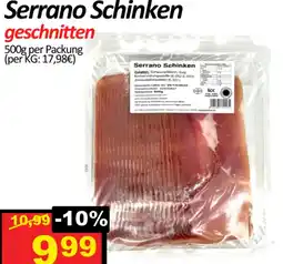 Wurstico Serrano Schinken Angebot