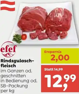 ADEG Rindsgulasch- fleisch Angebot