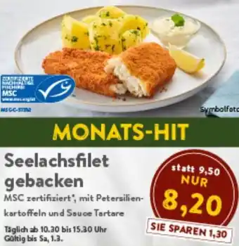 Interspar Seelachsfilet gebacken Angebot