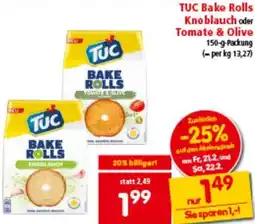 Interspar Bake Rolls Knoblauch oder Tomate & Olive Angebot