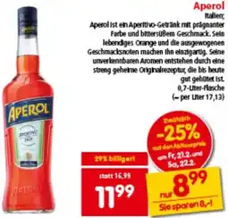 Interspar Aperol Angebot