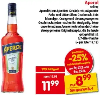 Interspar Aperol Angebot