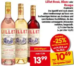 Interspar Lillet Rosé, Blanc oder Rouge Angebot