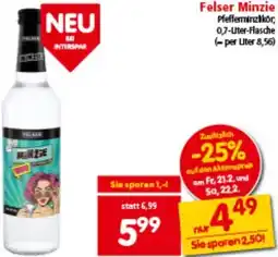 Interspar Felser Minzie Angebot