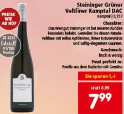 Interspar Steininger Grüner Veltliner Kamptal DAC Angebot