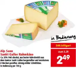 Interspar Sankt Galler Rahmkäse Angebot