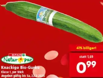 Interspar Knackige Bio-Gurke Angebot