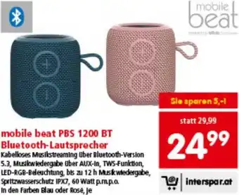 Interspar mobile beat PBS 1200 BT Bluetooth-Lautsprecher Angebot