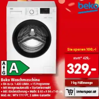 Interspar Waschmaschine Angebot