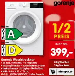 Interspar Waschtrockner Angebot