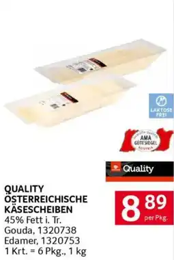 Transgourmet Österreichische käsescheiben Angebot