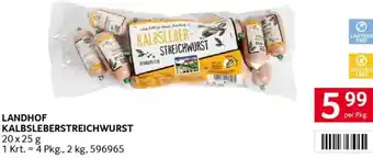 Transgourmet Kalbsleberstreichwurst Angebot