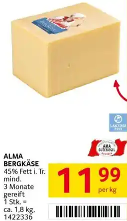 Transgourmet Bergkäse Angebot