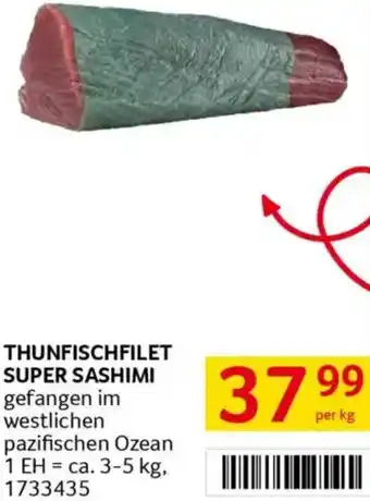 Transgourmet Thunfischfilet super sashimi Angebot