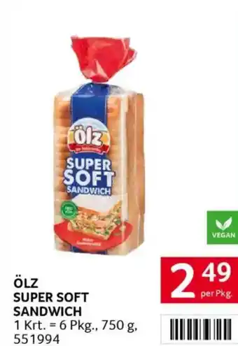 Transgourmet Ölz super soft sandwich Angebot