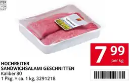 Transgourmet Hochreiter sandwichsalami geschnitten Angebot