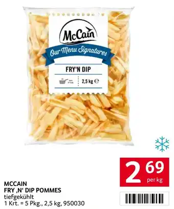 Transgourmet Mccain fry n' dip pommes Angebot