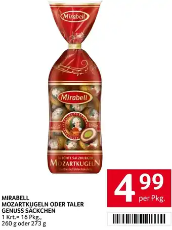 Transgourmet Mozartkugeln oder taler genuss säckchen Angebot