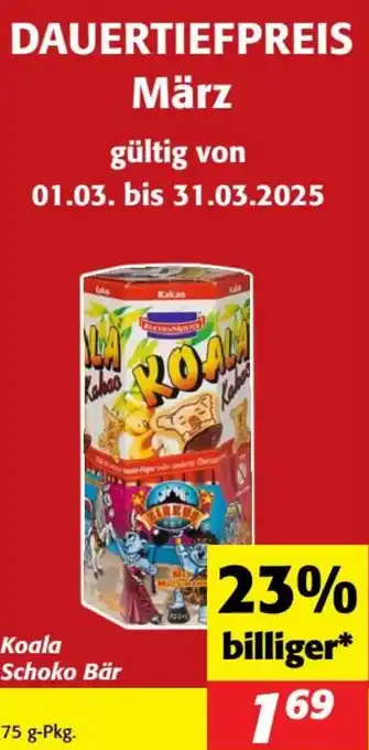 Nah&Frisch Schoko Bär Angebot