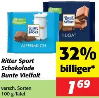 Nah&Frisch Schokolade Bunte Vielfalt Angebot