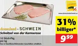 Nah&Frisch Schnitzel von der Karreerose Angebot