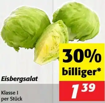 Nah&Frisch Eisbergsalat Angebot