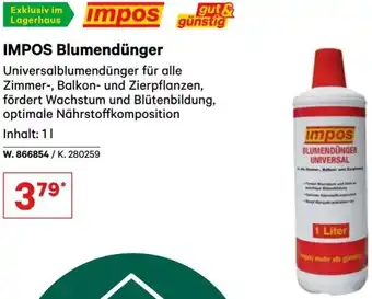 Lagerhaus Blumendünger Angebot