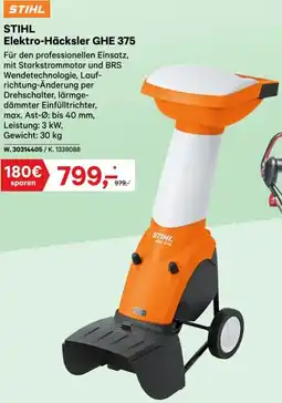 Lagerhaus Elektro-Häcksler GHE 375 Angebot