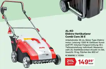 Lagerhaus Elektro-Vertikutierer Combi Care 36 E Angebot