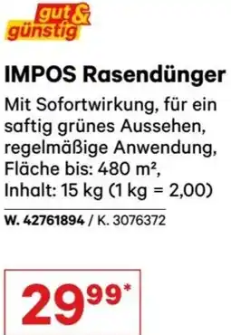 Lagerhaus Rasendünger Angebot