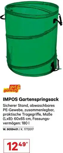 Lagerhaus Gartenspringsack Angebot