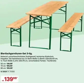 Lagerhaus Biertischgarnituren-Set Angebot