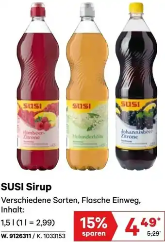 Lagerhaus Sirup Angebot