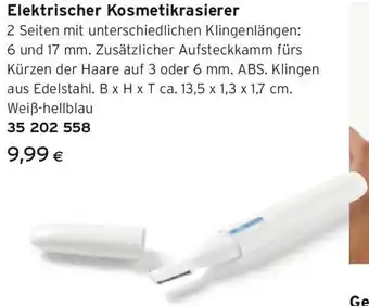 Tchibo Eduscho Elektrischer Kosmetikrasierer Angebot